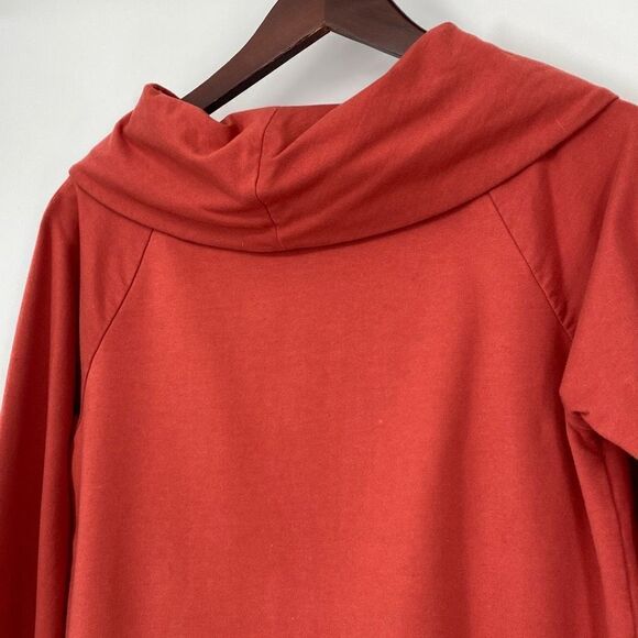 Soft Surroundings Valerie Pullover Cowl Neck Tunic Top Rust XS - Picture 8 of 13